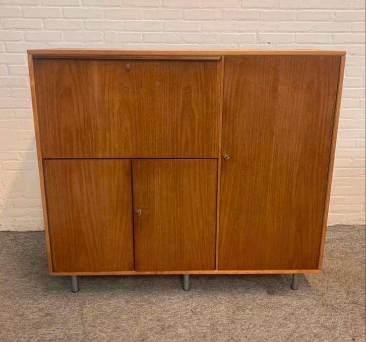 Kast Vintage Pastoe CB31 Highboard  Cees Braakman jaren 50., Huis en Inrichting, Kasten | Dressoirs, Ophalen of Verzenden
