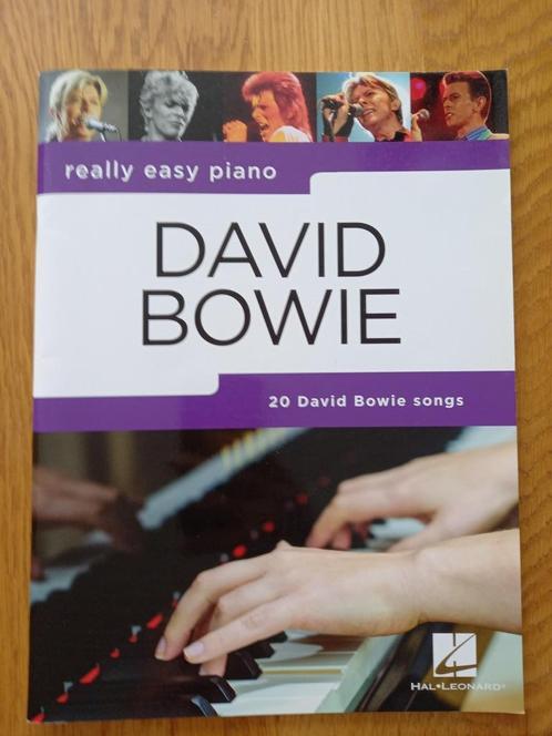 David Bowie - realy easy piano - Hal Leonard, Muziek en Instrumenten, Bladmuziek, Zo goed als nieuw, Artiest of Componist, Populair
