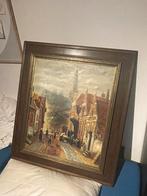 Nederlands stadgezicht eind 19e begin 20e eeuw 60x50 cm, Ophalen