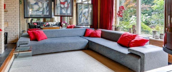 Te koop Moroso hoekbank, Huis en Inrichting, Banken | Bankstellen, Zo goed als nieuw, Vierpersoons of meer, Ophalen of Verzenden