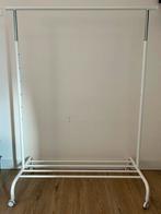 White Clothes Rack – Adjustable Height & Shoe Rack, Ophalen, Zo goed als nieuw