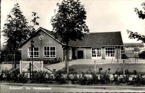 Fijnaart Chr. Kleuterschool, Verzamelen, Ansichtkaarten | Nederland, Ongelopen, Noord-Brabant, 1940 tot 1960, Ophalen of Verzenden