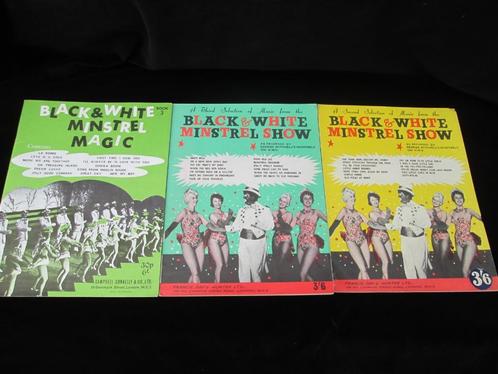 9 x Broadway Bladmuziek w.o. 3 Black & White Minstrel Show, Muziek en Instrumenten, Bladmuziek, Gebruikt, Artiest of Componist