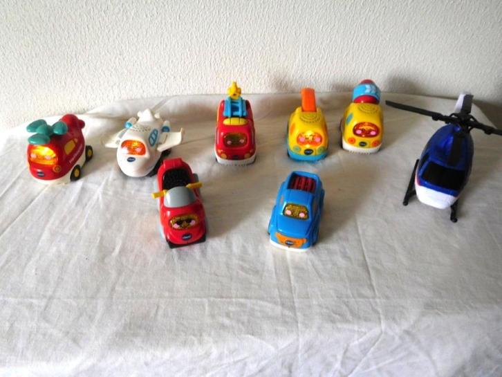 Speelgoed Vtech Toet Toet auto's 7 x met nieuwe batt.en, Kinderen en Baby's, Speelgoed | Vtech, Zo goed als nieuw, 4 tot 6 jaar