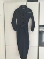 Zwarte jumpsuit met studs (stretch katoen) s, Kleding | Dames, Jumpsuits, Ophalen of Verzenden, Zo goed als nieuw, Maat 36 (S)