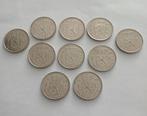 10 stuks gulden munten koningin Juliana, totaalprijs 15 euro, Ophalen, Koningin Juliana, Overige waardes, Losse munt