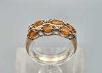 Gouden Vintage ring edelsteen vuuropaal en diamant.2025/402., Overige kleuren, ., Ophalen of Verzenden, Zo goed als nieuw