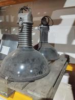 Oude industriële phillips lampen., Huis en Inrichting, Lampen | Hanglampen, Ophalen, Gebruikt, Onbekend, Onbekt