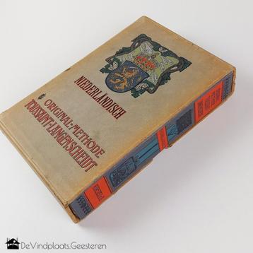 Jugendstil Boekband en Slipcase - Taalcursus Nederlands 1910 beschikbaar voor biedingen