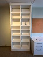 Witte Boekenkast - 1.00m breed, 2.40m hoog, Ophalen, Gebruikt, 200 cm of meer, 50 tot 100 cm