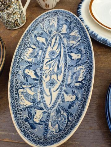 Ovale Serveerschaal Société Céramique Maastricht beschikbaar voor biedingen