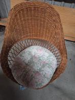 Rieten fauteuil, Huis en Inrichting, Fauteuils, Ophalen, Zo goed als nieuw, 75 tot 100 cm, 50 tot 75 cm