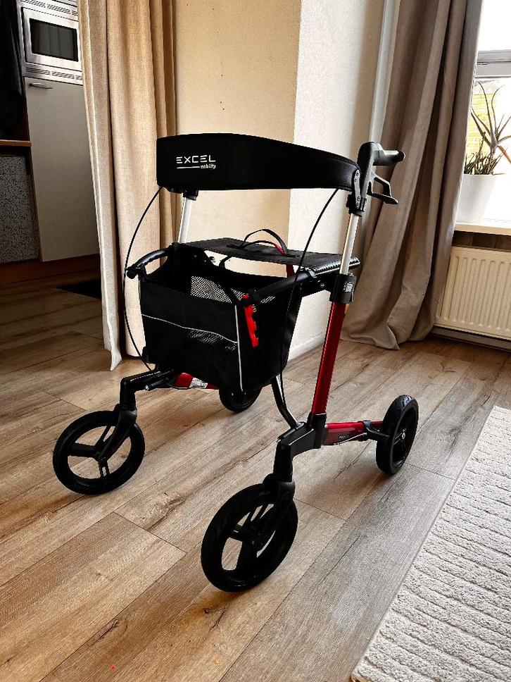 Rollator Excel Esprit Magna – Zo goed als nieuw, Diversen, Rollators, Zo goed als nieuw, Lichtgewicht, Ophalen