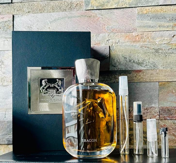 Parfums de Marly Eragon sample, Sieraden, Tassen en Uiterlijk, Uiterlijk | Parfum, Zo goed als nieuw, Ophalen of Verzenden