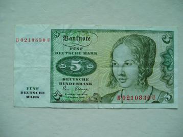 507. Duitsland, 5 deutsche mark 1980.
