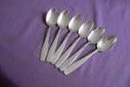 6 dessertlepels, paplepels 17,5cm Gero Zilmeta Carre 562, Gebruikt, Ophalen of Verzenden, Rvs of Chroom, Vaatwasserbestendig