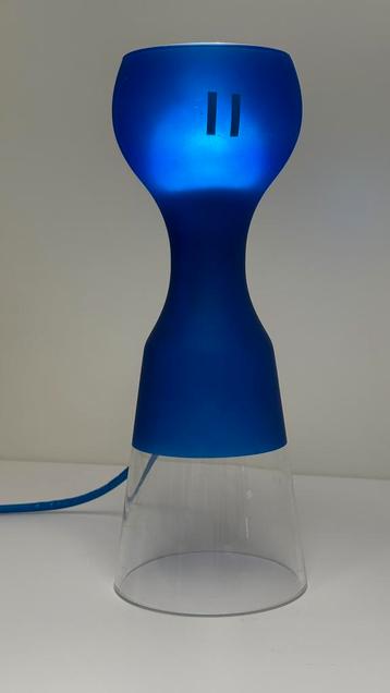 Vintage IKEA Schlager glazen tafellamp met oogjes beschikbaar voor biedingen