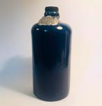 Brut for men, keramieken fles, kurk dop, kobaltblauwe kleur, Huis en Inrichting, Woonaccessoires | Vazen, Overige kleuren, Aardewerk of Porselein