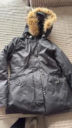 Orginele air force jas dames met bontkraag xxl, Ophalen, Gedragen, Maat 46/48 (XL) of groter, Zwart