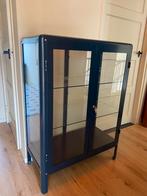 Ikea Fabrikör vitrinekast zwartblauw, Ophalen, Zo goed als nieuw, 25 tot 50 cm, 50 tot 100 cm