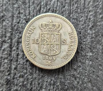 10 stuivers Napoleon 1809 Replicaverzamelmunt  beschikbaar voor biedingen