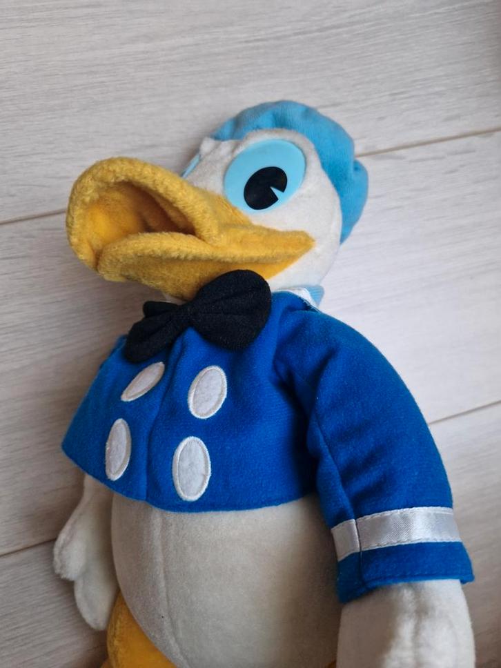 1997 donald duck plush pluche classic look walt disney, Verzamelen, Disney, Zo goed als nieuw, Knuffel, Overige figuren, Ophalen of Verzenden