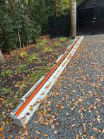 Zonnescherm lang, Tuin en Terras, Zonneschermen, Ophalen, Gebruikt, 450 cm of meer, Elektrisch