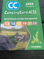 Minigids campingcard Acsi 2023 klein & fijn kamperen, Ophalen of Verzenden