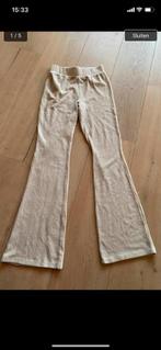Hema flared ribfluweel s, Kleding | Dames, Broeken en Pantalons, Beige, Ophalen of Verzenden, Zo goed als nieuw, Maat 36 (S)
