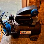 Ferm FCO 2050 Compressor - Gebruikt, Doe-het-zelf en Verbouw, Compressors, Ophalen, Gebruikt, 6 tot 10 bar, 25 tot 100 liter