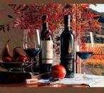 Diamond Painting Nieuw - Stilleven met Wijn, Hobby en Vrije tijd, Overige Hobby en Vrije tijd, Ophalen of Verzenden, Nieuw