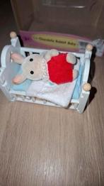 Sylvanian families bedje chocoladebaby 5017, Kinderen en Baby's, Speelgoed | Poppenhuizen, Ophalen of Verzenden, Zo goed als nieuw