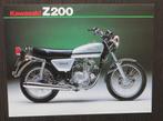 Folder Kawasaki Z 200-A5 - 1982 (Engels), Verzenden, Kawasaki