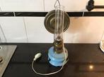 Koperen olielamp met emaille pot, Ophalen of Verzenden, Koper of Brons