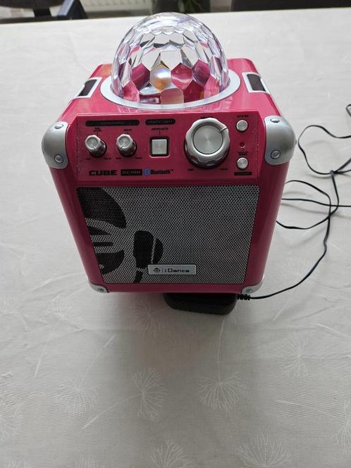 karaoke IDANCE AUDIO Sing CubeBC100  bluetooth met microfoon, Audio, Tv en Foto, Karaoke-apparatuur, Zo goed als nieuw, Overige typen