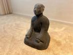 Knielende Chinese Terracottakrijger (35cm Hoog), Antiek en Kunst, Ophalen