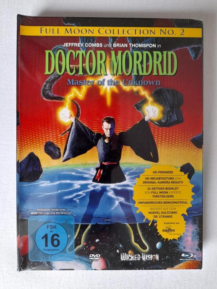 Dr Mordrid - Limited Mediabook - Full Moon - Blu-ray - NIEUW, Cd's en Dvd's, Blu-ray, Nieuw in verpakking, Science Fiction en Fantasy