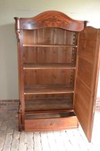 Prachtige antieke mahonie houten eendeurs secretaire kast., Antiek en Kunst, Antiek | Meubels | Kasten, Verzenden