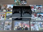 Playstation3 incl. 16 spellen + 2 controllers, Spelcomputers en Games, Spelcomputers | Sony PlayStation 3, 80 GB, Met 2 controllers