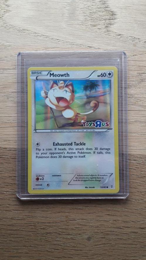 Meowth Toys R Us Promo Pokémon, Hobby en Vrije tijd, Verzamelkaartspellen | Pokémon, Nieuw, Losse kaart, Ophalen of Verzenden