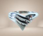 Zeldzame MOSER&PFEIL modernistische design ring M17,3!, Sieraden, Tassen en Uiterlijk, Ringen, Verzenden, Zo goed als nieuw, X