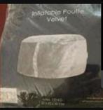 JENS POEF Opblaasbaar Comfortabel en Stijlvol, Stof, Gebruikt, Ophalen of Verzenden, Modern