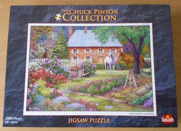 Puzzel The Sweet Garden - Chuck Pinson - 1000 stukjes beschikbaar voor biedingen