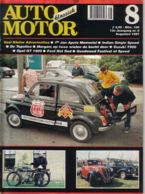 AMK 8 1997: Opel GT 1900 - Fiat Topolino / 500 - Suzuki T500, Boeken, Auto's | Folders en Tijdschriften, Gelezen, Algemeen, Ophalen of Verzenden
