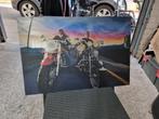 Easy Riders op Aluminium - 60x40 cm, Ophalen of Verzenden