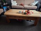 Licht eiken salontafel, Huis en Inrichting, Tafels | Salontafels, Ophalen, 100 tot 150 cm, 50 tot 100 cm, Zo goed als nieuw