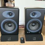 Audio-Engine A5+ actieve speakers plus extra versterker, Zo goed als nieuw, 60 tot 120 watt, Front, Rear of Stereo speakers, Ophalen