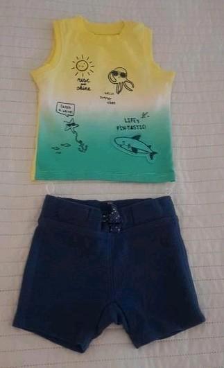 Baby setje jongetje broek hemdje maat 68 baby zomer kleding beschikbaar voor biedingen