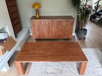 Kersenhouten Dressoir & Salontafel Set, Huis en Inrichting, Ophalen, Gebruikt, 150 tot 200 cm, 25 tot 50 cm