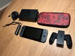 Nintendo Switch grijs + originele hoes, Ophalen of Verzenden, Zo goed als nieuw, Met 1 controller, Switch Original